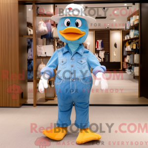 Sky Blue Geese maskot...
