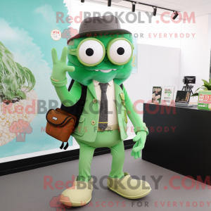 Green Fried Calamari mascot...
