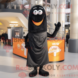 Black Currywurst mascot...