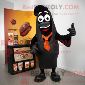 Black Currywurst mascot...