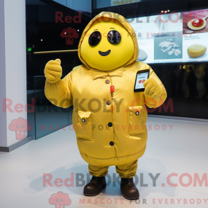 Gold Potato mascot costume...