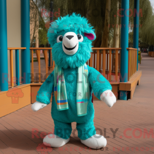 Turkis Alpaca maskot...