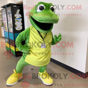 Lime Green Titanoboa mascot...