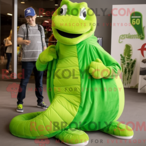 Limetkově zelená postava...