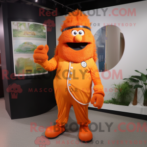 Orange Chief mascot costume...
