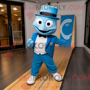 Blue Skateboard mascot...