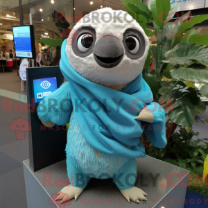 Cyan Faultier Maskottchen...