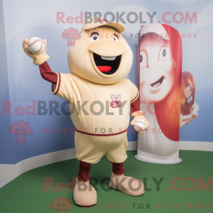 Beige Beet-maskotkostyme...
