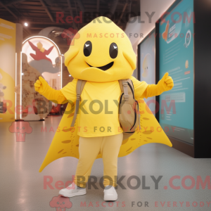 Yellow Stingray mascot...