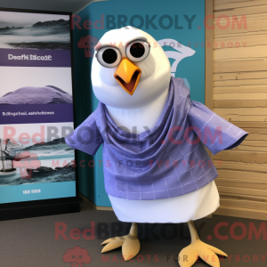 Lavender Seagull mascot...