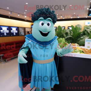 Blue Caesar Salad mascot...