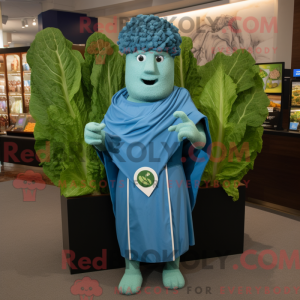 Blue Caesar Salad mascot...