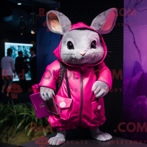 Magenta Chinchilla mascot...