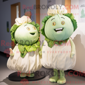 White Cabbage mascot...