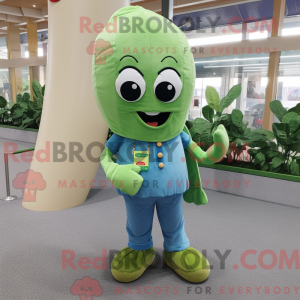 Green Green Bean mascot...