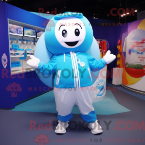 Blue Candy Box mascot...