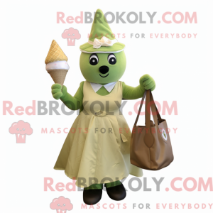Maskottchenkostüm Olive Ice...