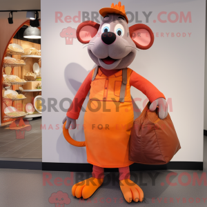 Orange Ratatouille mascot...