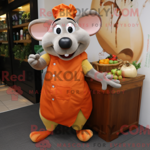 Orange Ratatouille mascot...