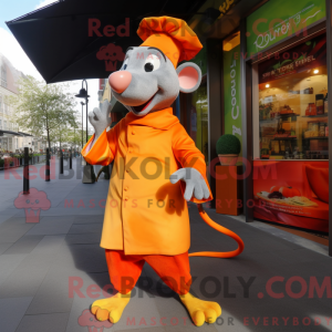 Orange Ratatouille mascot...
