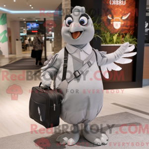 Maskottchenkostüm Gray Dove...