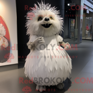Mascotte de porc-épic blanc...