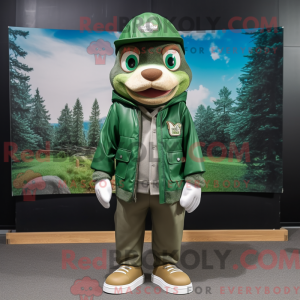 Forest Green Cod maskot...