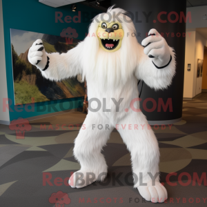 Hvid Sasquatch maskot...
