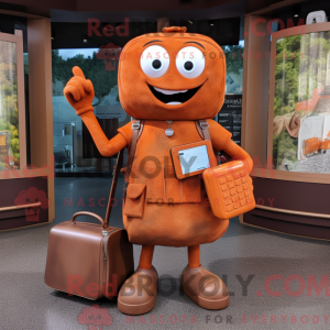 Disfraz de mascota de Rust...