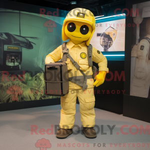 Yellow Commando mascot...