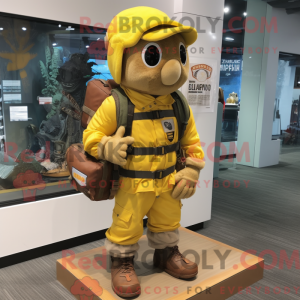 Yellow Commando mascot...