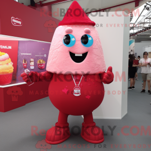 Red Ice Cream maskot...