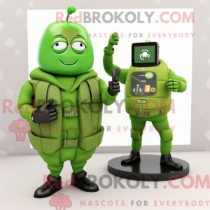 Green Grenade mascot...
