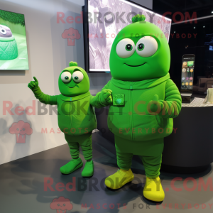 Green Grenade mascot...