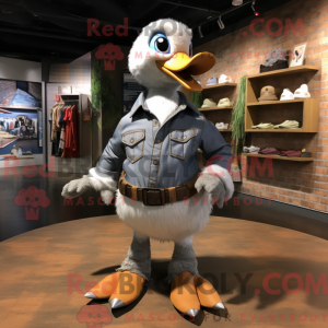 Silver Gosling mascot...