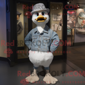 Silver Gosling mascot...