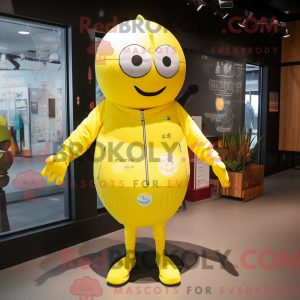 Lemon Yellow Soccer Ball...
