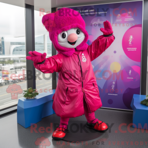 Magenta Acrobat mascot...