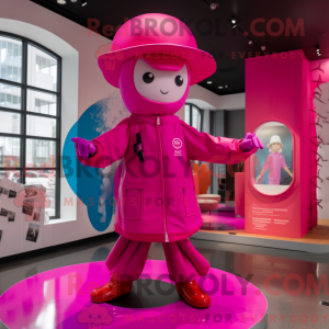 Magenta Acrobat mascot...