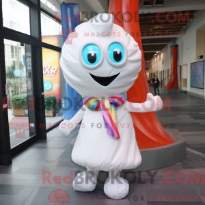 White Candy Box mascot...