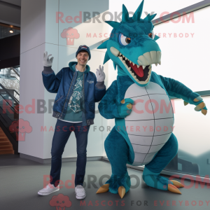 Blågrønn Spinosaurus...