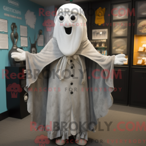 Gray Ghost mascot costume...