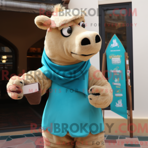 Turquoise Camel mascot...