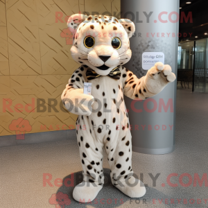 Beige Leopard mascot...