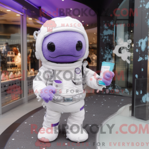 Lavendel Astronaut maskot...