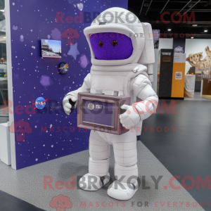 Lavender Astronaut mascot...