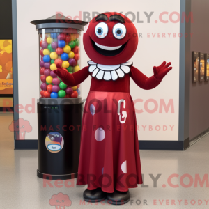 Maroon Gumball Machine...