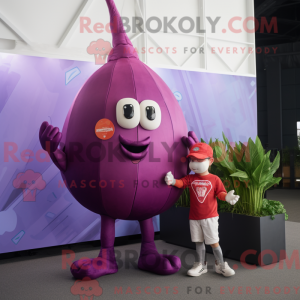 Purple Beet Maskottchen...