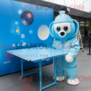 Sky Blue Ping Pong Table...