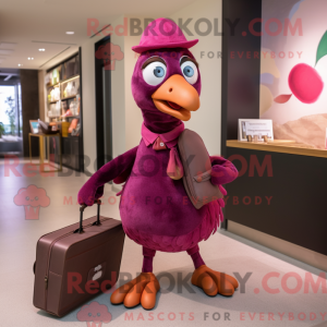 Magenta Tyrkiet maskot...